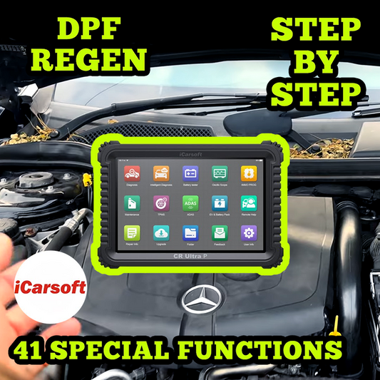 How to Do a Diesel Particulate Filter (DPF) Regeneration – Step-by-Step Guide Using iCarsoft CR ULTRA P