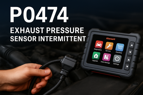P0474 OBD-II Code: Exhaust Pressure Sensor Intermittent – Causes, Symptoms & Fixes
