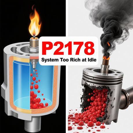 OBD-II Code P2178: System Too Rich at Idle (Bank 1)