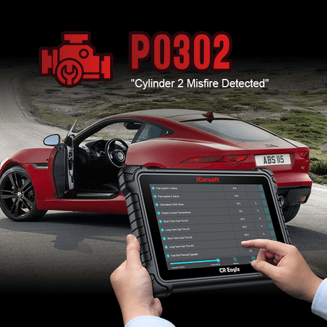 P0302 Code: Cylinder 2 Misfire Detected - Complete Guide - iCarsoft-us