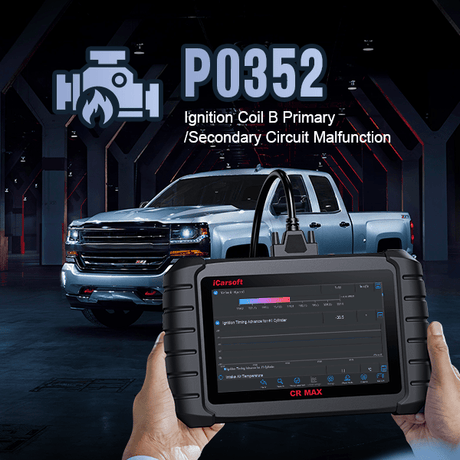 P0352: Ignition Coil B Primary/Secondary Circuit Malfunction - iCarsoft-us