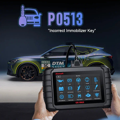 P0513: Incorrect Immobilizer Key in Dodge - iCarsoft-us