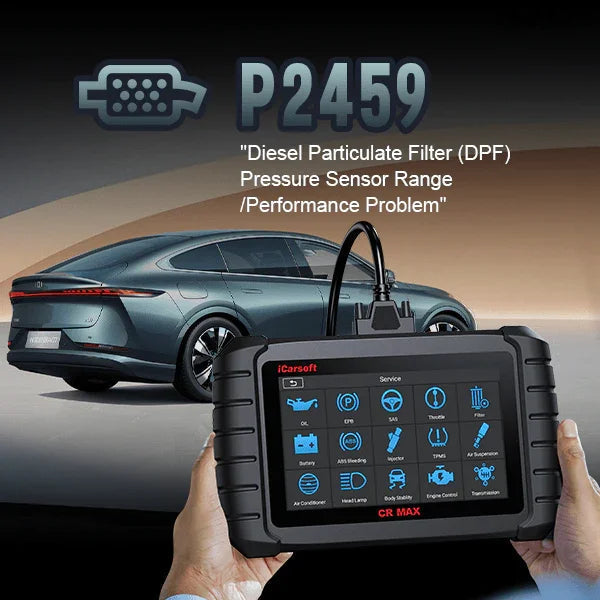 P2459 OBD-II Code: DPF Regeneration Frequency Issue - iCarsoft-us