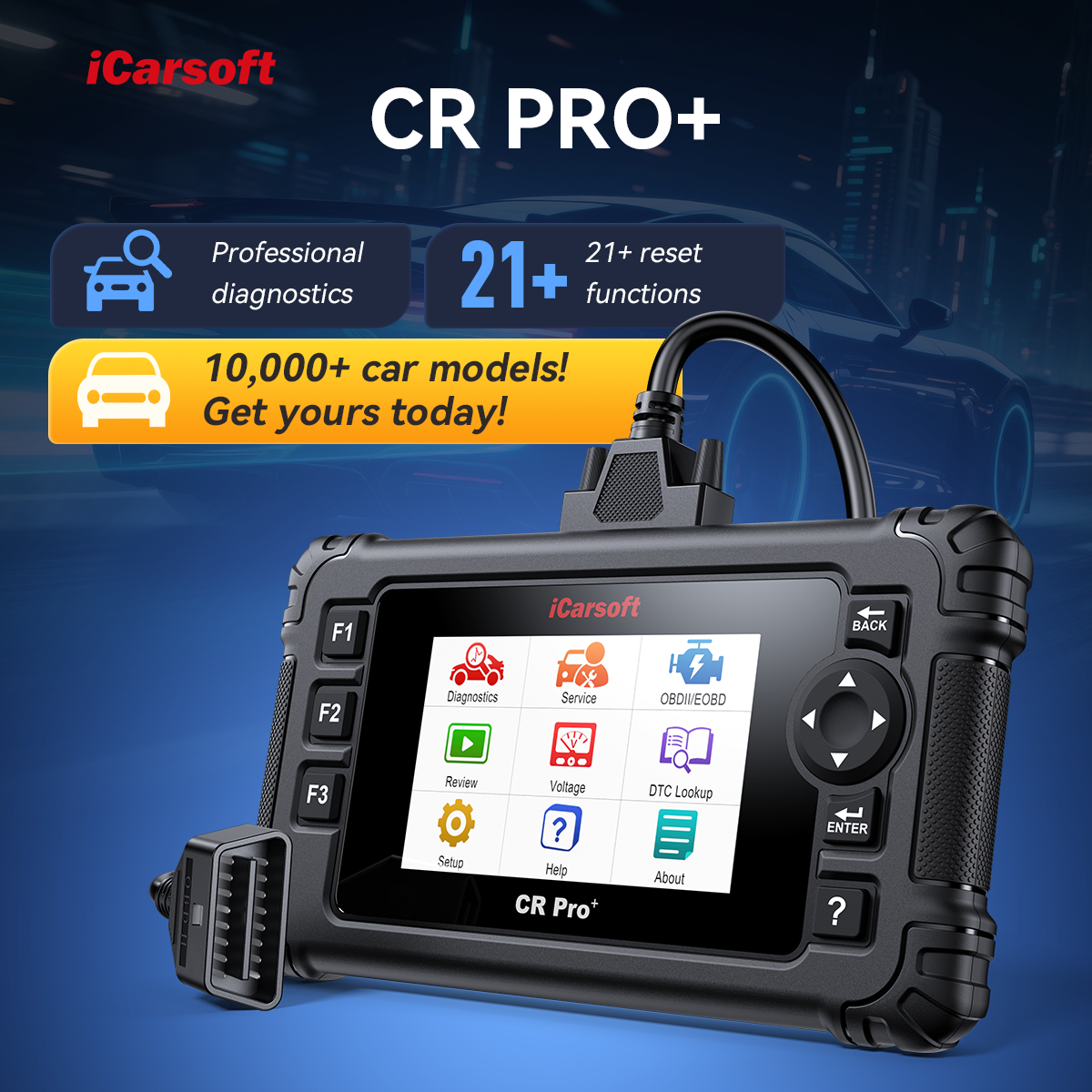 iCarsoft CR Pro+ Car Diagnostic Tool