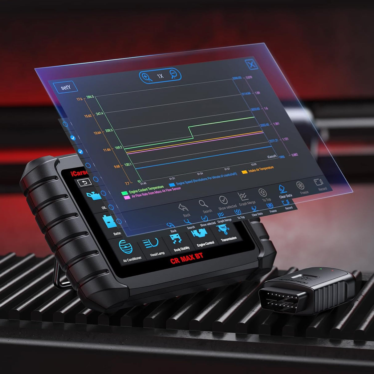 iCarsoft CR Max BT (Enhanced) Wireless Bidirectional Diagnostic Tool