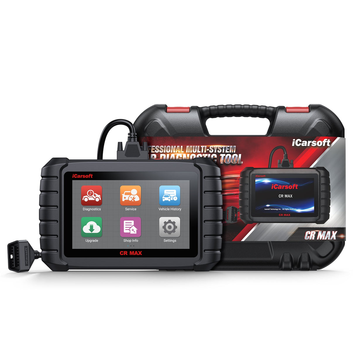 【Diagnosis 99% Car Brands】iCarsoft CR MAX Car Diagnostic Tool