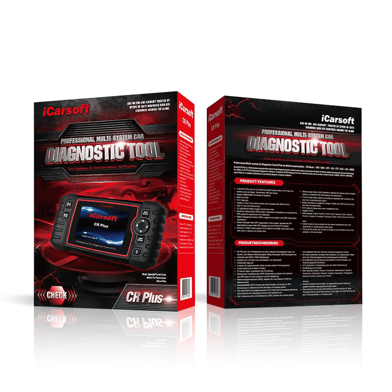 iCarsoft CR Plus New Version:For 4 System