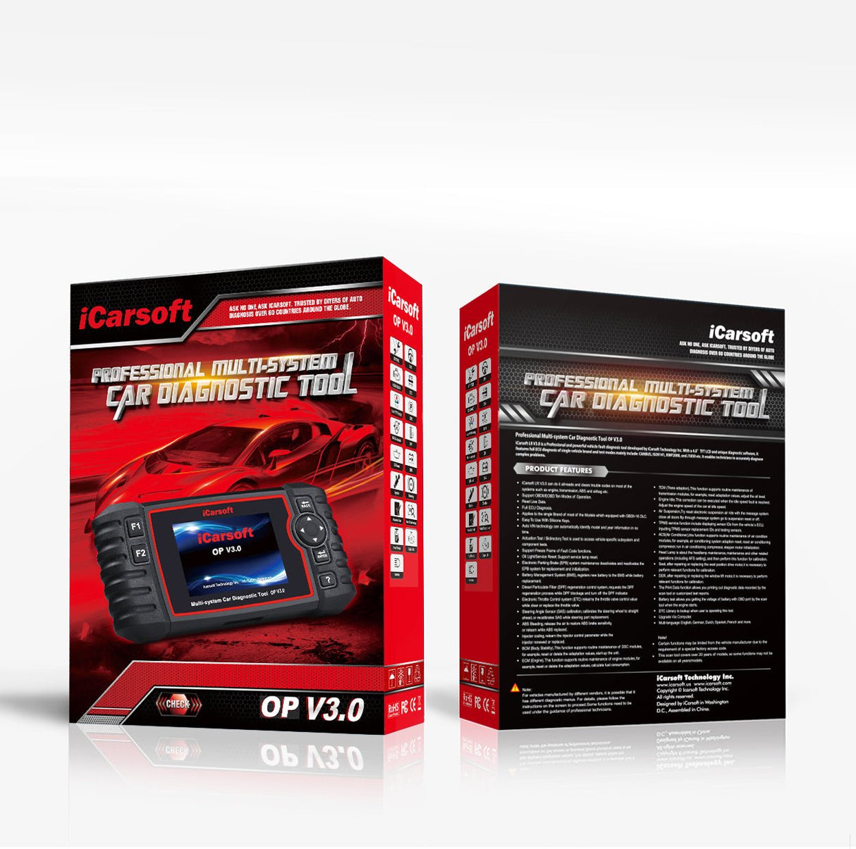 iCarsoft OP V3.0 Car Diagnostic Tool For Opel/Vauxhall