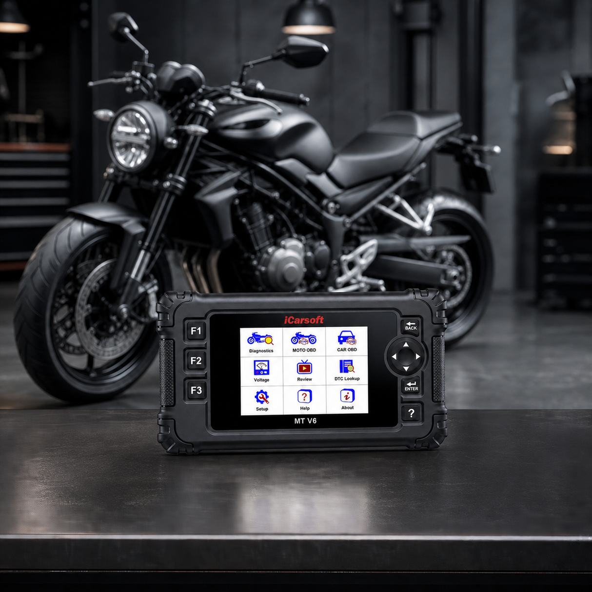 iCarsoft MT V6 Motorcycle Diagnostic Tool for Hyosung