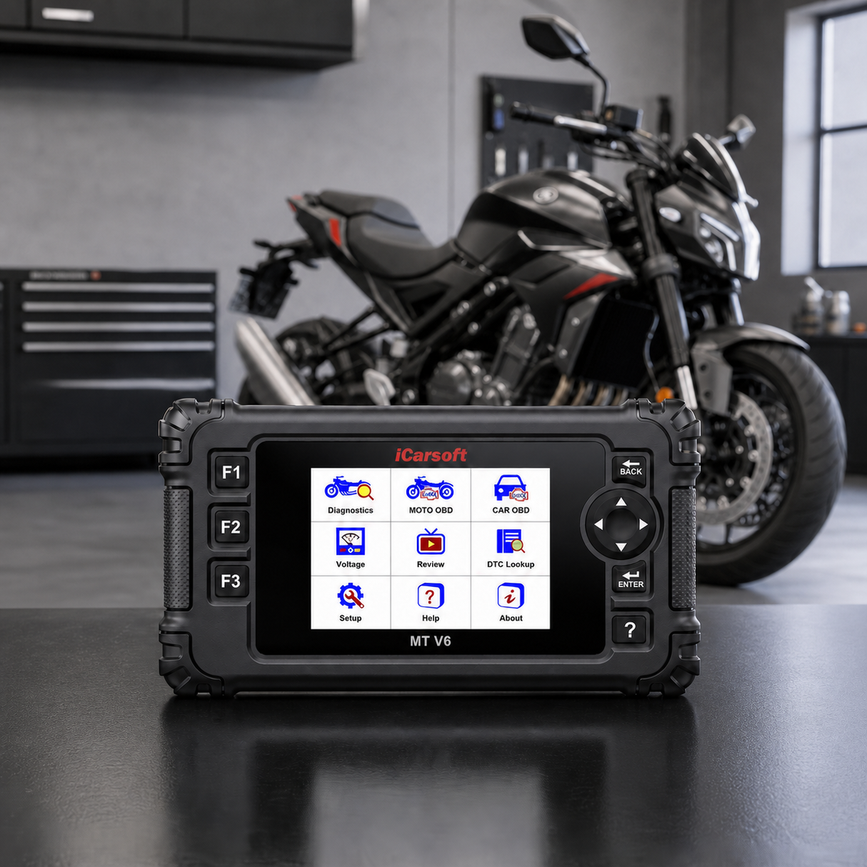 iCarsoft MT V6 Motorcycle Diagnostic Tool for QJBenelli