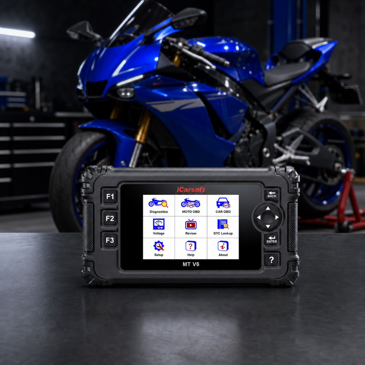 iCarsoft MT V6 Motorcycle Diagnostic Tool for Yamaha