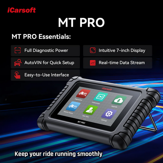 Ride Smarter, Not Harder: How the iCarsoft MT PRO Revolutionizes Motorcycle Maintenance