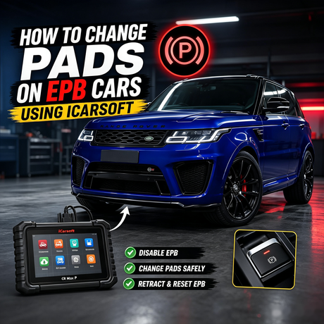 How to Change Brake Pads on EPB Cars (CR Max P)