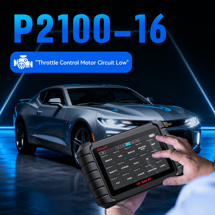 Fix Code P2100-16: Throttle Actuator Control Motor Circuit Open
