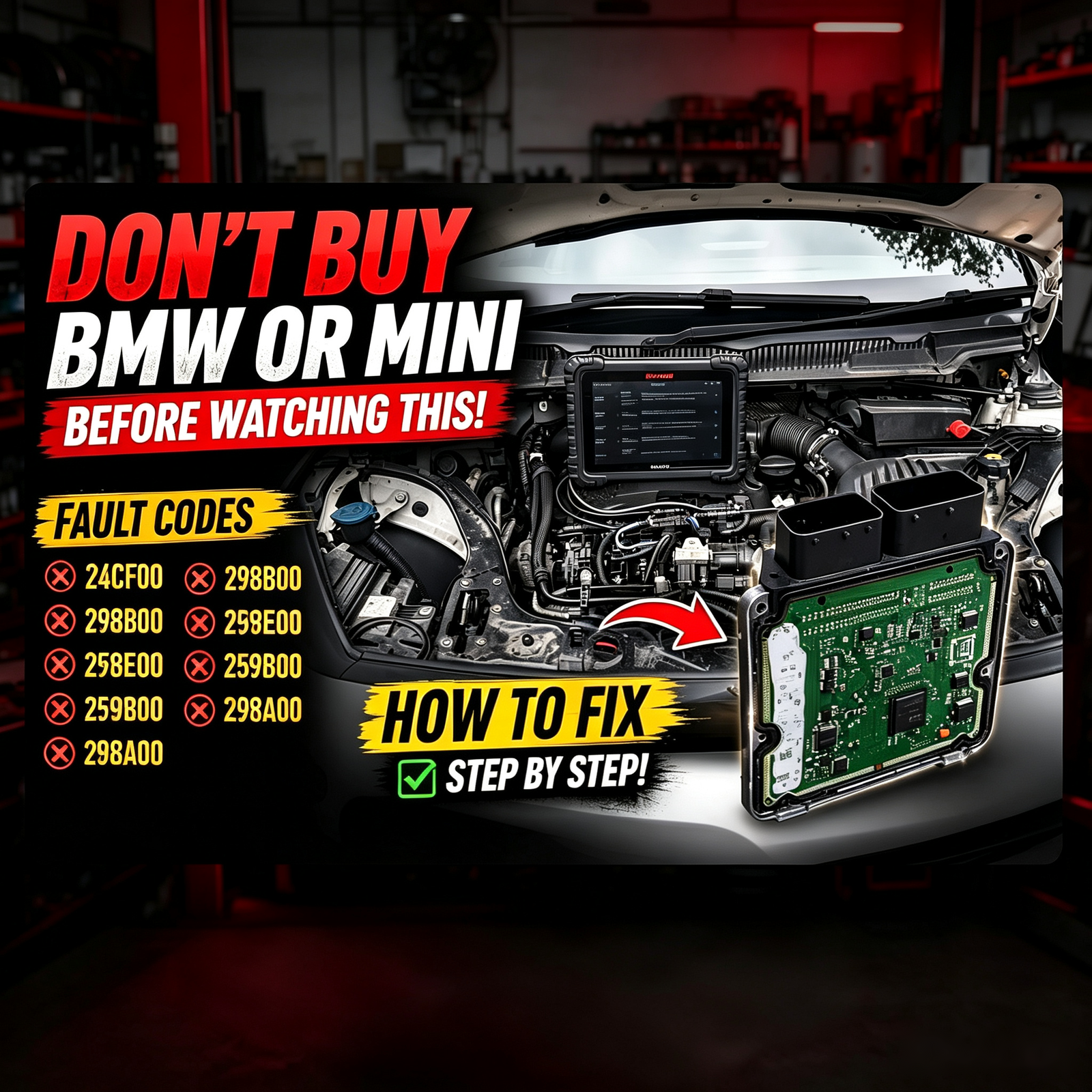 BMW & MINI 24CF00 & Charging-Pressure Codes: Real Fix
