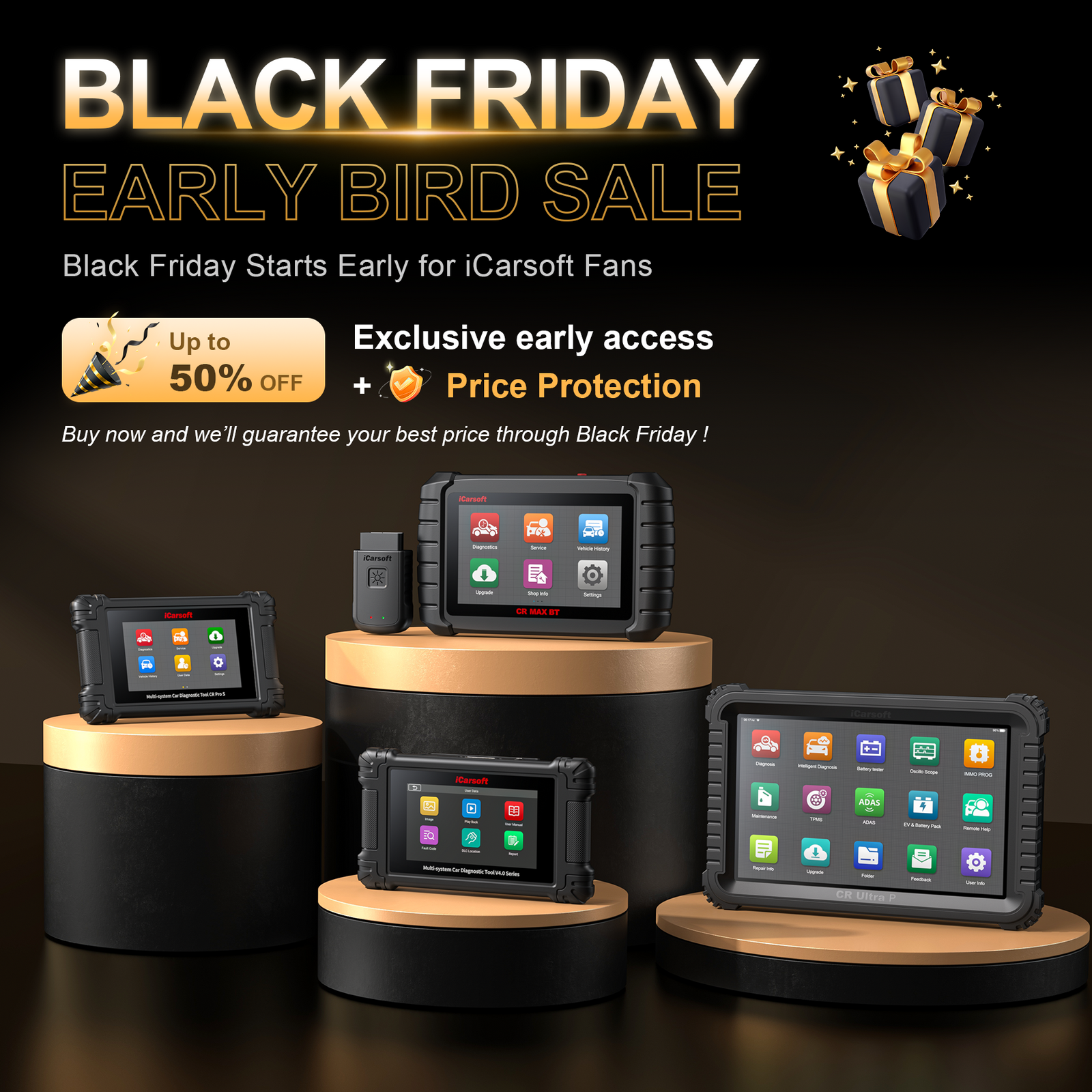 iCarsoft Black Friday Sale 2025 – Save on Car & Motorcycle Diagnostic Tools