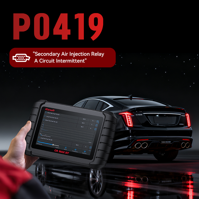 OBD-II Code P0419 – Secondary Air Injection System Switching Valve “A” Circuit Intermittent