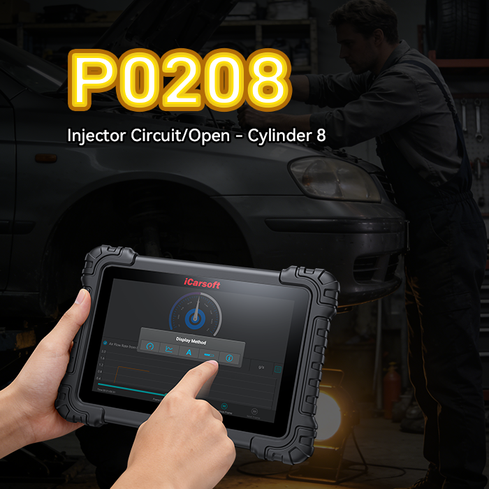 P0208 Code: Cylinder 8 Injector Circuit Open (Stop Guessing & Fix)