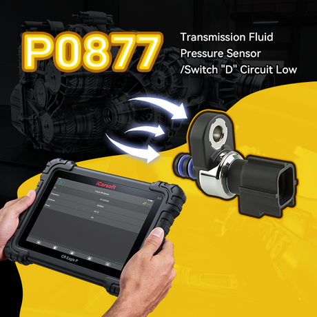 P0877 Code: Transmission Fluid Pressure Sensor/Switch "D" Circuit Low