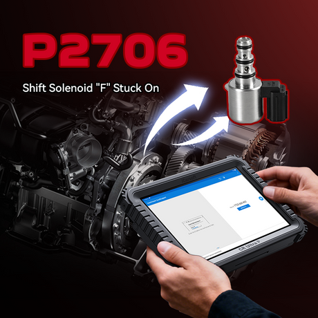 P2706 Code: Shift Solenoid F Stuck Off – Causes & Repair