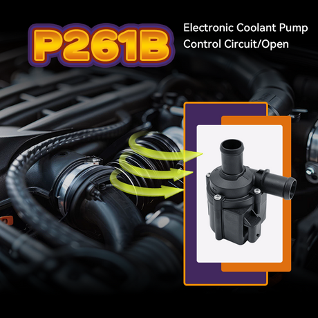 P261B Code Fix: Electric Coolant Pump B Control Circuit Range/Performance