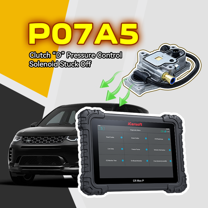 P07A5 Code: Transmission Friction Element B Stuck On