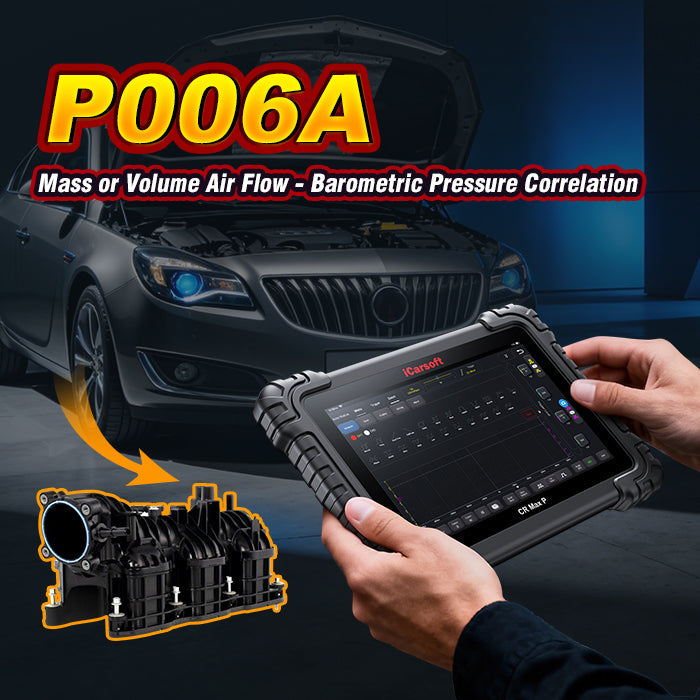P006A Code: MAP - Mass or Volume Air Flow Correlation (Bank 1)