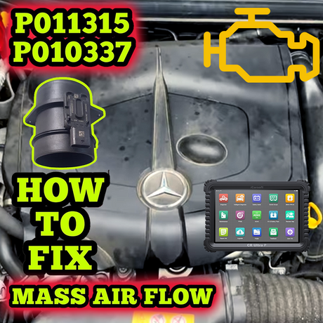 🚗 Mercedes P011315 & P010337 — Intake Air Temperature and MAF Sensor Faults Explained