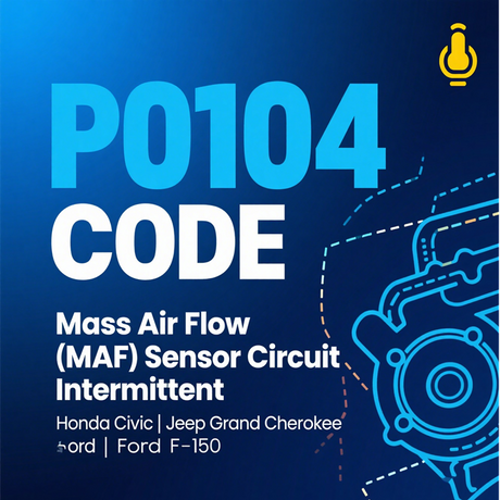 P0104: Mass Air Flow (MAF) Sensor Circuit Intermittent