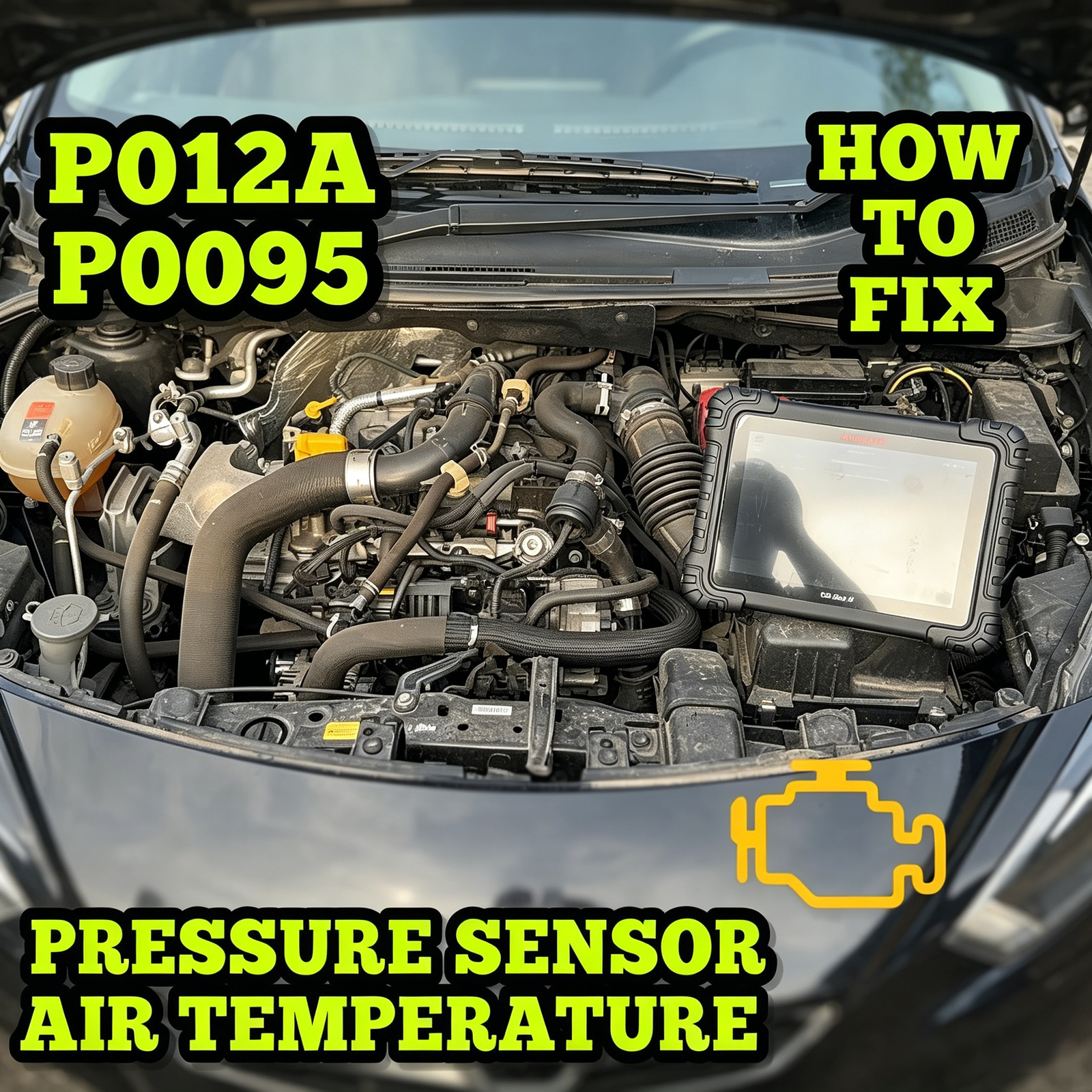 Nissan P012A & P0095 Boost/Air Temp Sensor Fix