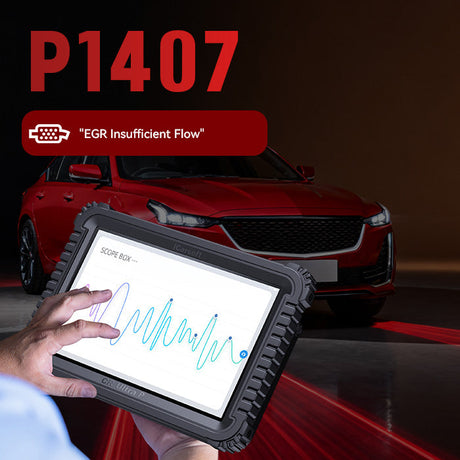 P1407 Code — EGR No-Flow Detected (Professional Diagnostic Guide)