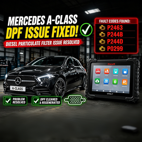 Mercedes Diesel P2463, P244B, P244D & P0299: DPF Limp Mode — How to Fix