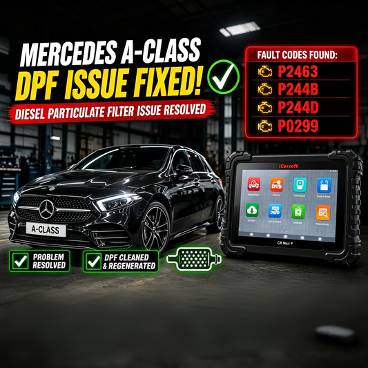 Mercedes Diesel P2463, P244B, P244D & P0299: DPF Limp Mode — How to Fix