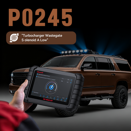 Understanding and Resolving P0245 Code with iCarsoft CR-MAX BT