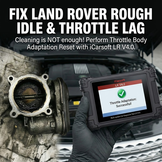 Fix Land Rover Rough Idle & Throttle Lag: Throttle Body Reset Guide