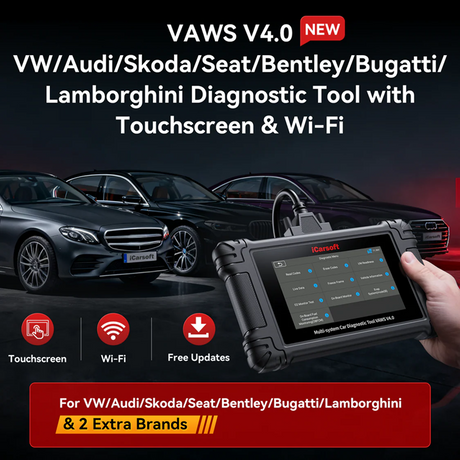 iCarsoft VAWS V4.0 Review: Best Bi-Directional Tool for VW & Audi?