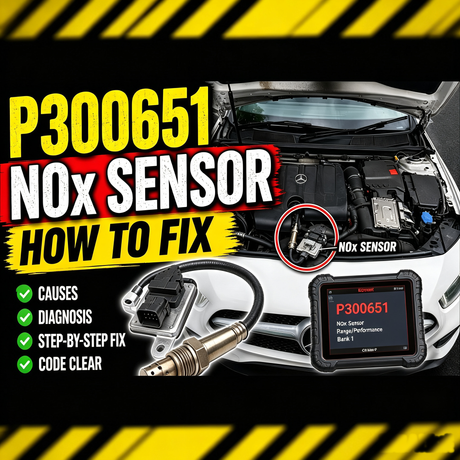 Mercedes P300651 NOx Sensor & Mileage Limit Fix