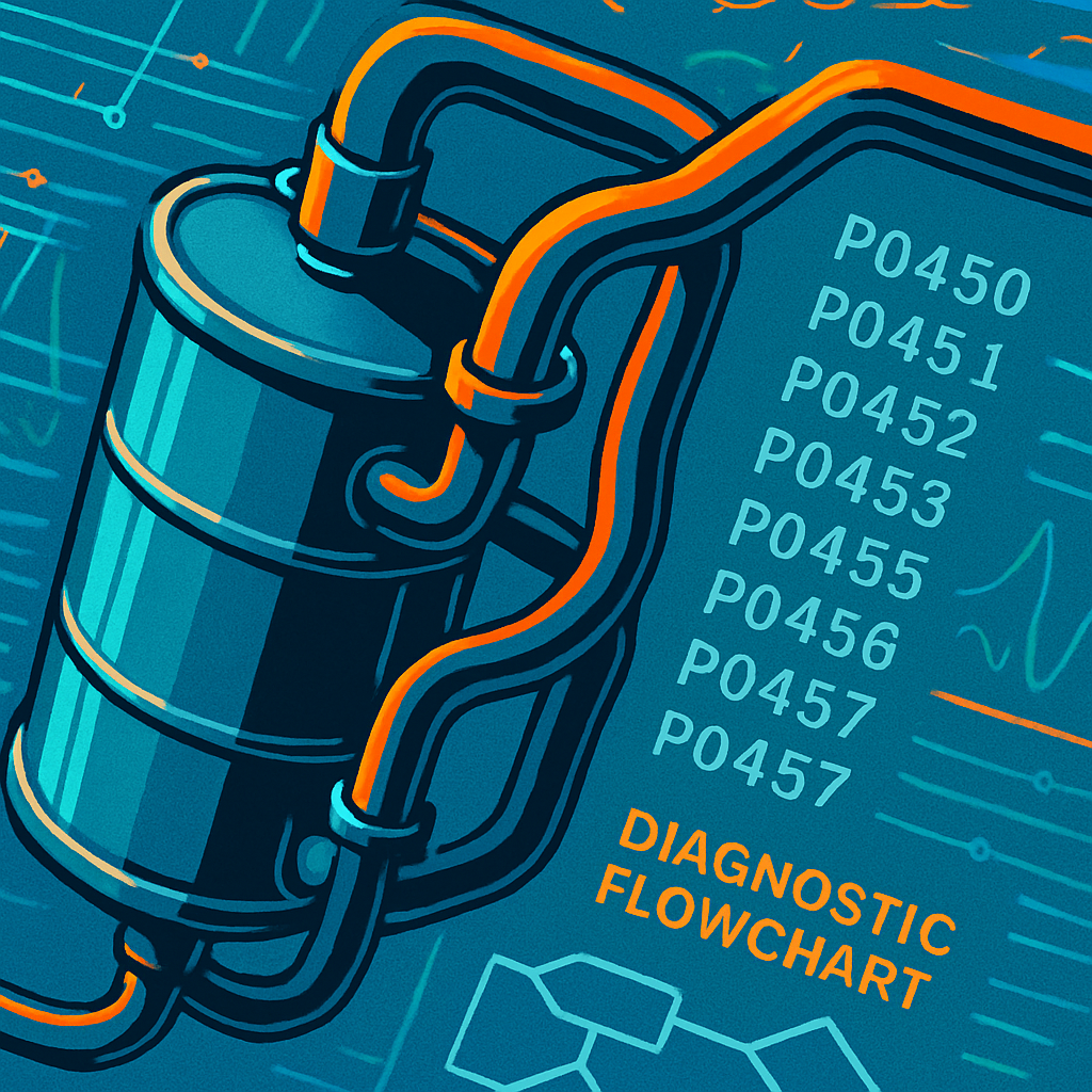 EVAP Diagnostic Codes Cluster — P0450–P0457