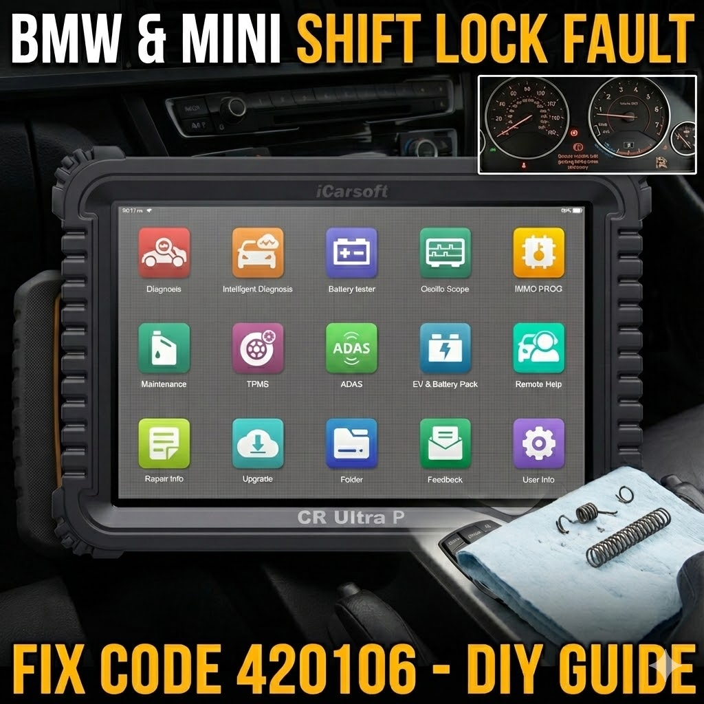 How to Fix the "Secure Vehicle with Parking Brake" Warning (BMW & Mini Fault 420106)