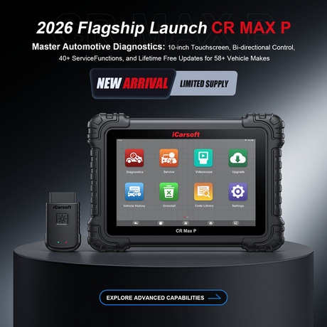 P1248 iCarsoft CR Max P: The Ultimate Bi-Directional OBD2 Scanner