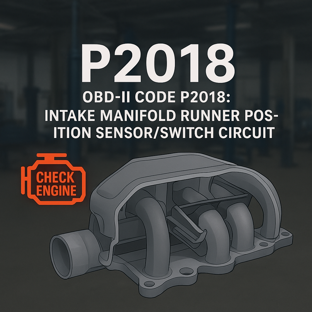OBD-II Code P2018: Intake Manifold Runner Position Sensor/Switch Circuit