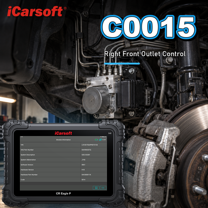 C0015 right front outlet control diagnosis and repair guide