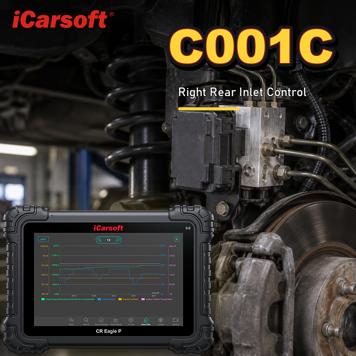 C001C right rear inlet control diagnosis and repair guide