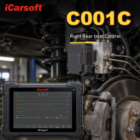 C001C right rear inlet control diagnosis and repair guide