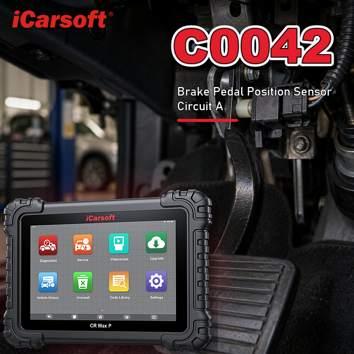 C0042 brake pedal position sensor diagnosis and repair guide