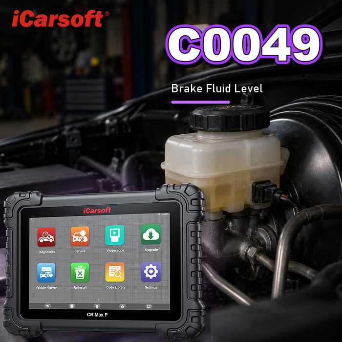 C0049 brake fluid low-level example diagnosis and repair guide