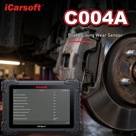C004A brake lining wear sensor diagnosis and repair guide