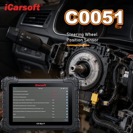 C0051 steering wheel position sensor diagnosis and repair guide