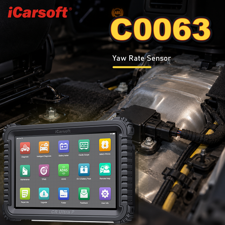 C0063 yaw rate sensor diagnosis and repair guide