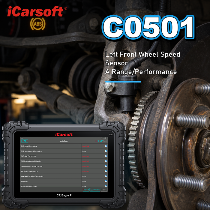 C0501 left front wss range/performance diagnosis and repair guide